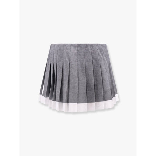 Miu Miu Gonna plissettata in seta riciclata - Etoilux