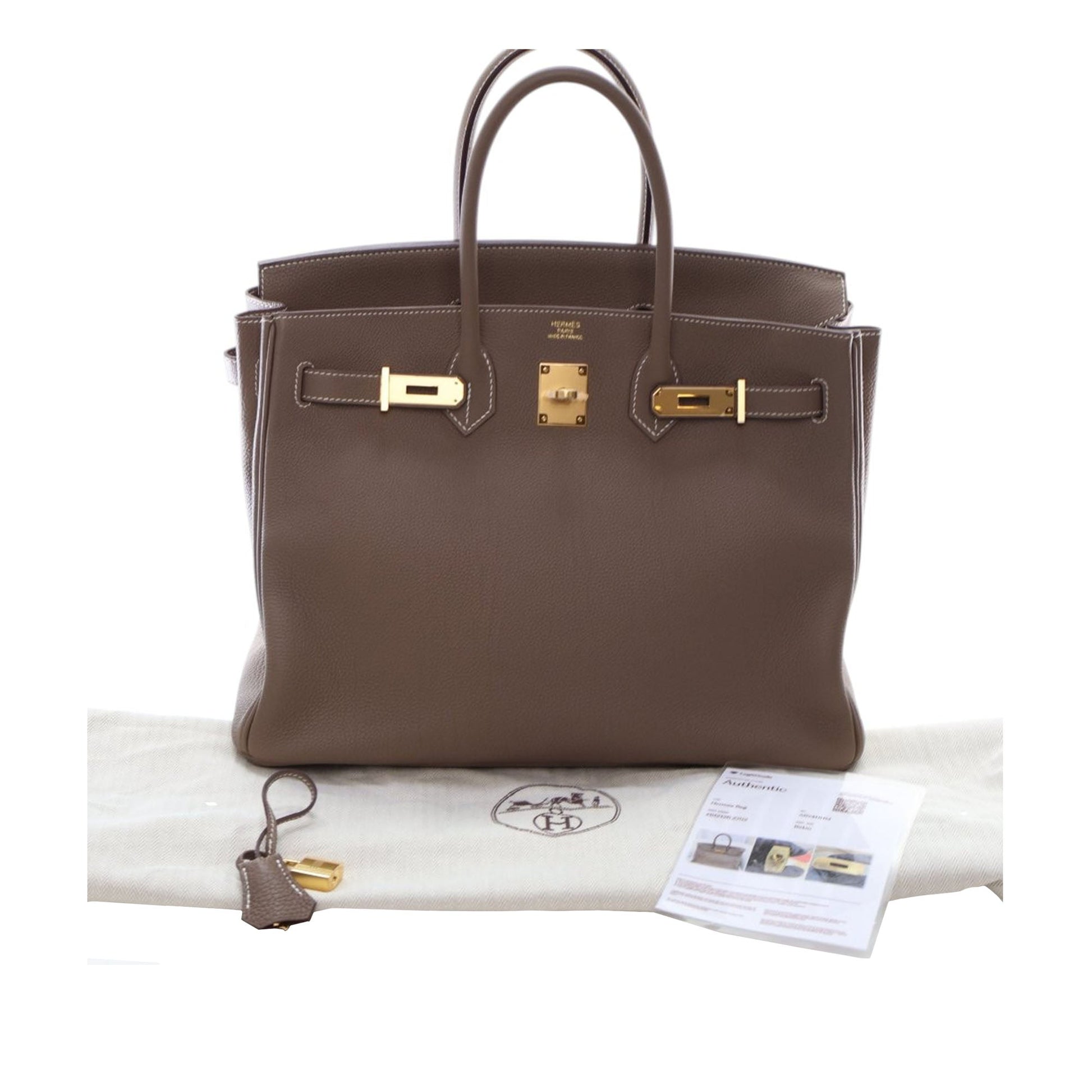 Hermès Birkin Retourne 35 – Pelle Togo Etoupe – 2017 - Etoilux