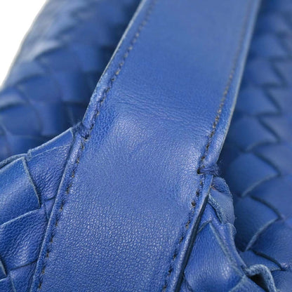Bottega Veneta Intrecciato Nappa Cobalt Blue Hardware Dorato 2008 — Mini Hobo - Etoilux