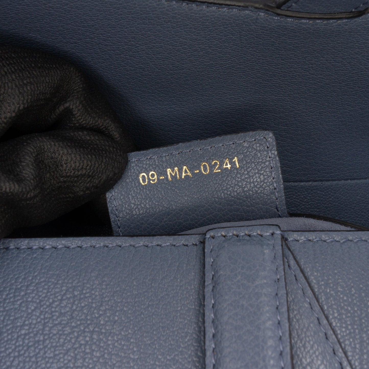 Dior – Borsa Saddle in pelle di capra blu (2021) – Size 22,5 x 25,5 x 5 cm - Etoilux