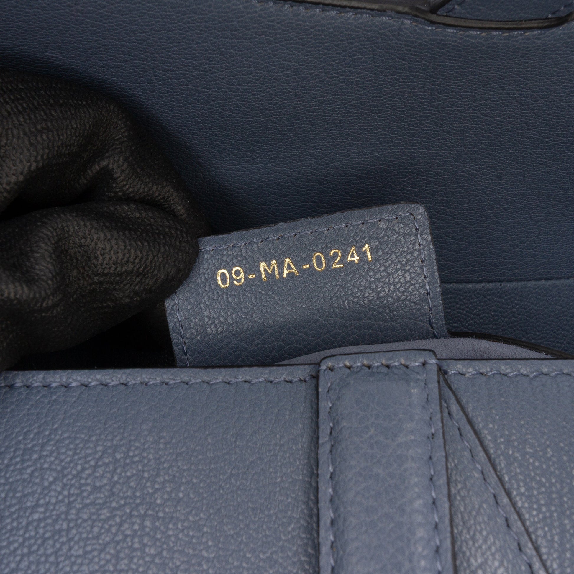 Dior – Borsa Saddle in pelle di capra blu (2021) – Size 22,5 x 25,5 x 5 cm - Etoilux