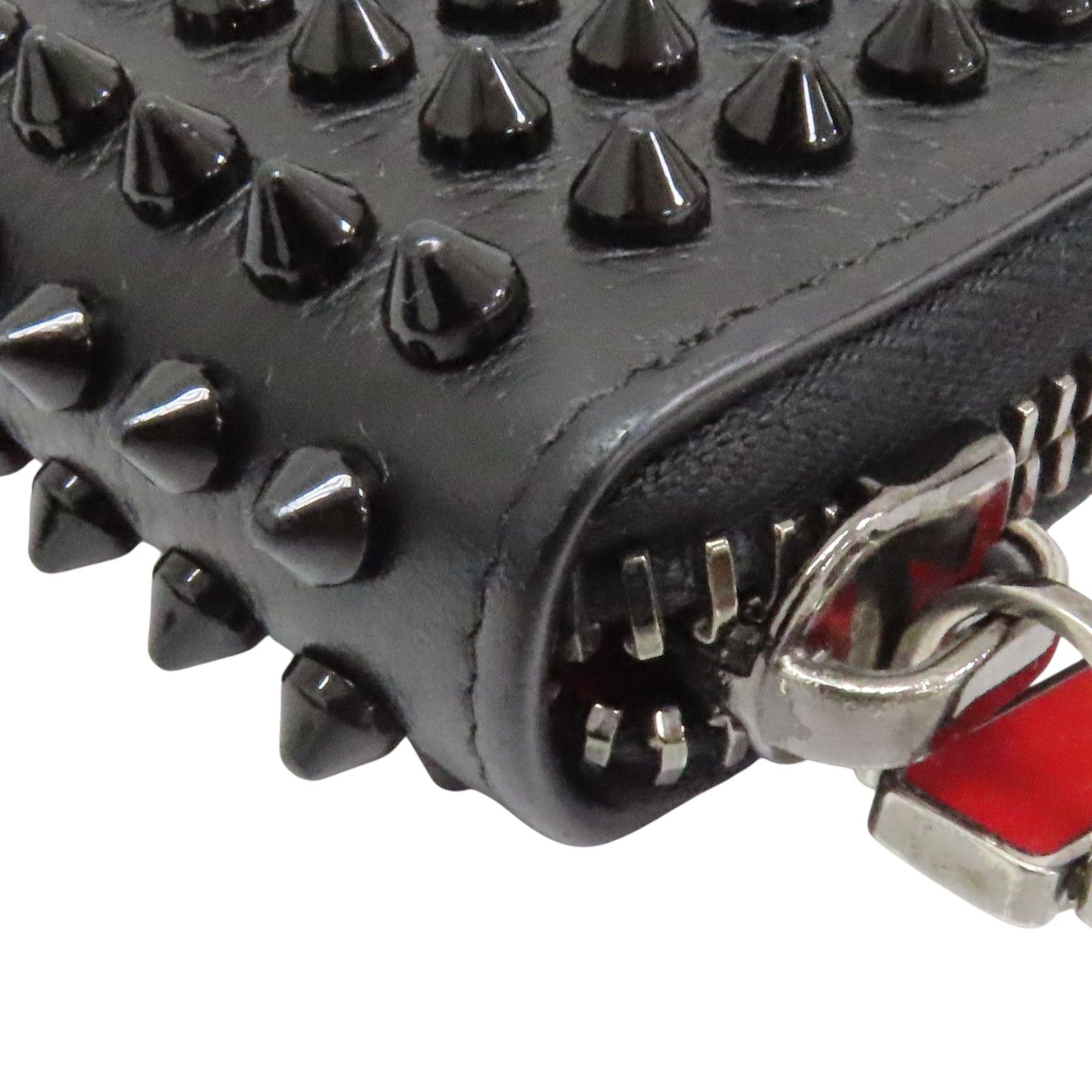 Christian Louboutin Panettone Borchie Spike Full Calfskin Nero – 19,5 cm - Etoilux