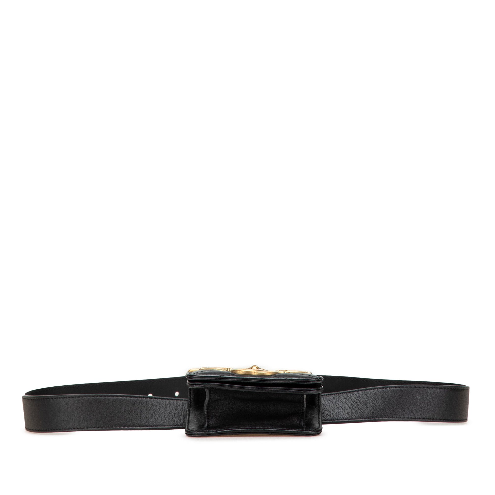 Gucci – Mini Belt Bag in pelle trapuntata con borchie – Nero – 2016/2025 - Etoilux