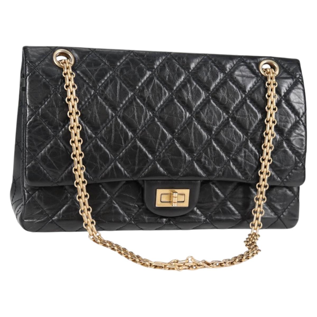 Chanel 2.55 – Pelle Nera – 28 cm - Etoilux