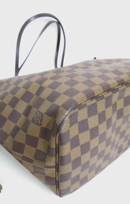 Louis Vuitton – Neverfull MM in tela Damier Ébène – Made in France - Etoilux