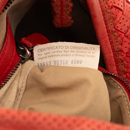 Bottega Veneta – Hobo Piccola Veneta in Nappa Intrecciata Traforata - Etoilux