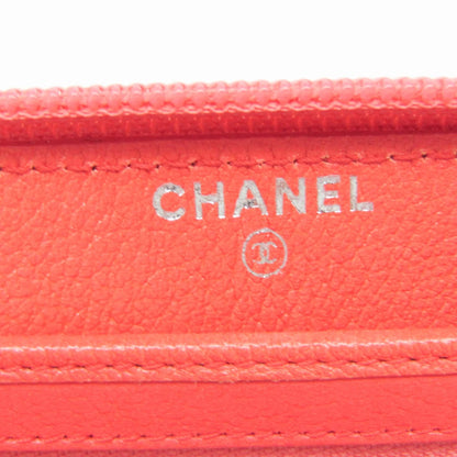Chanel Camellia Zip Around Organizer – Pelle Rosa Corallo · 20,5 cm - Etoilux