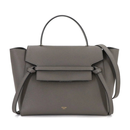 Céline Belt Bag Mini – Pelle Grigia - Etoilux
