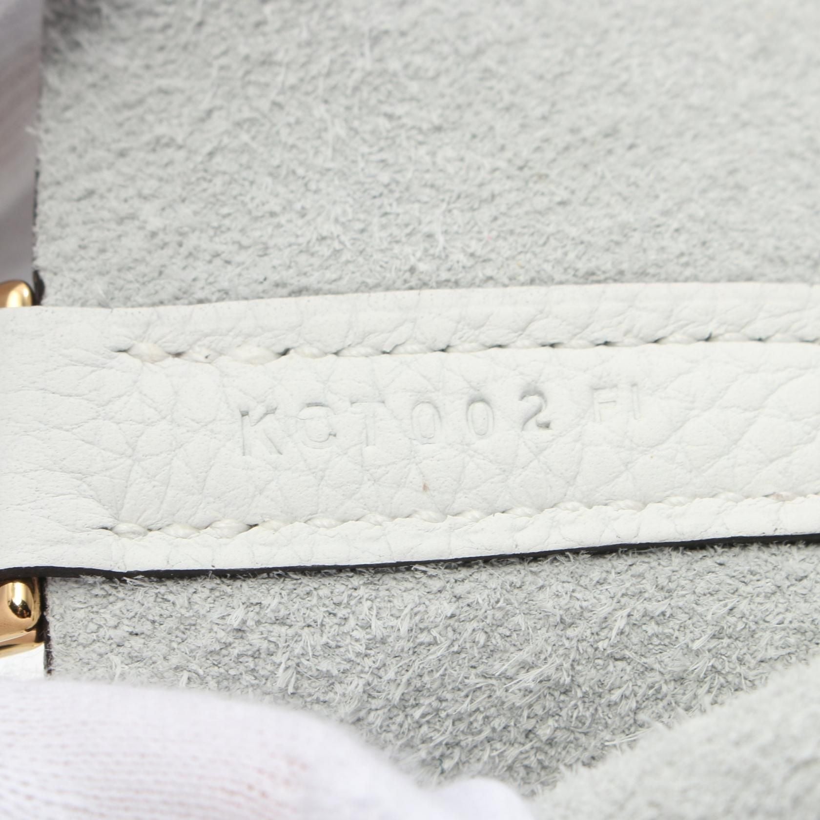 Hermès Picotin Lock 18 Taurillon Clemence Blanc – Hardware Or - Etoilux