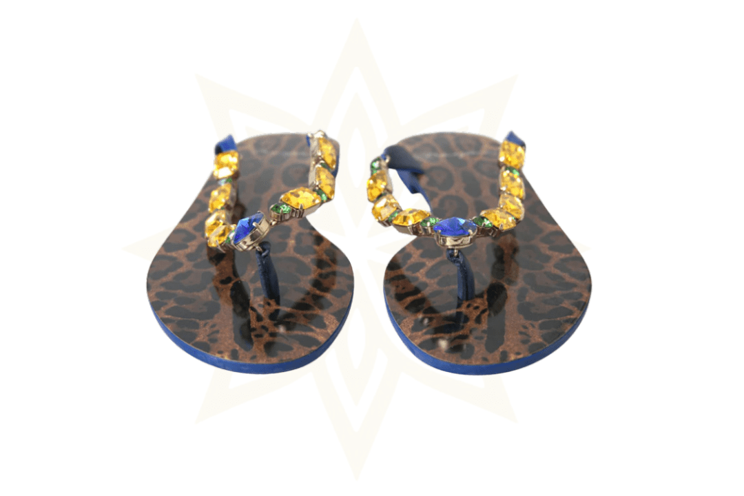 DOLCE & GABBANA - Infradito Gioiello Leopardate - Etoilux