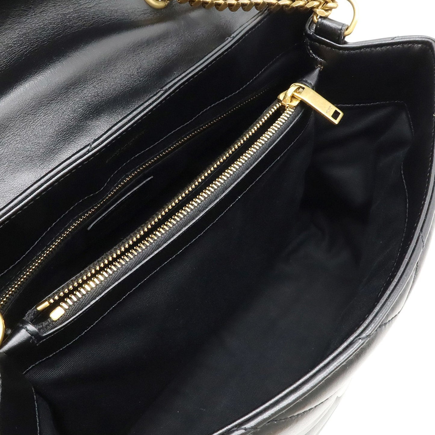 Saint Laurent – Loulou Medium in pelle trapuntata nera - Etoilux
