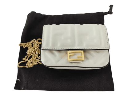 Fendi Pochette con zip FF Logo Stamp - Etoilux