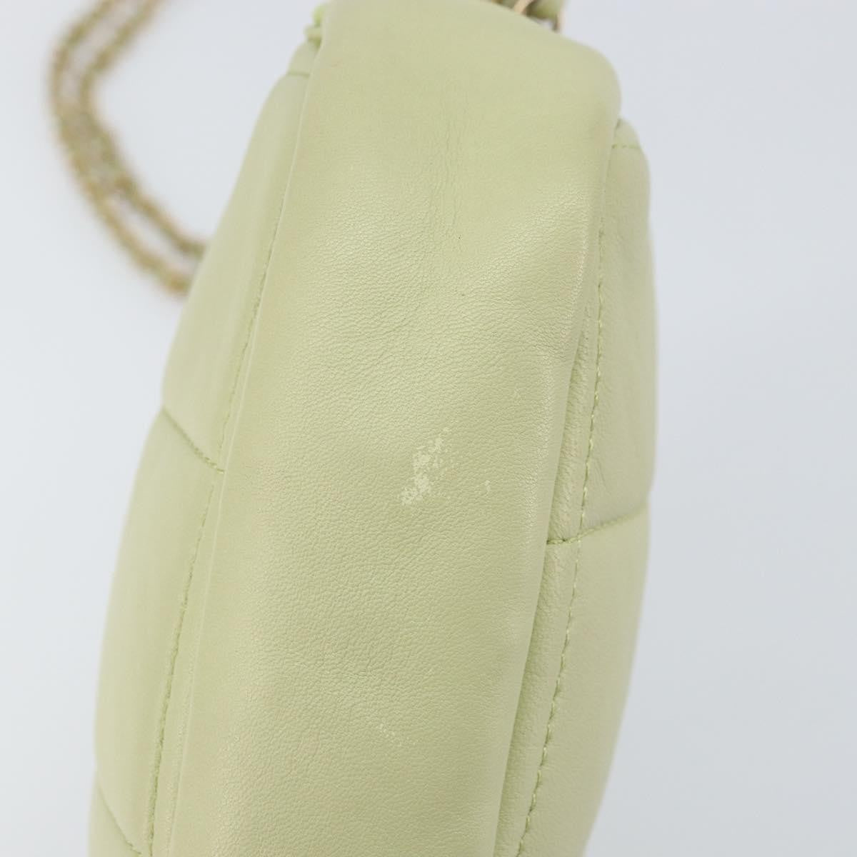Chanel Diamond Mini Bag Pelle di Agnello Verde Menta – 18 cm - Etoilux