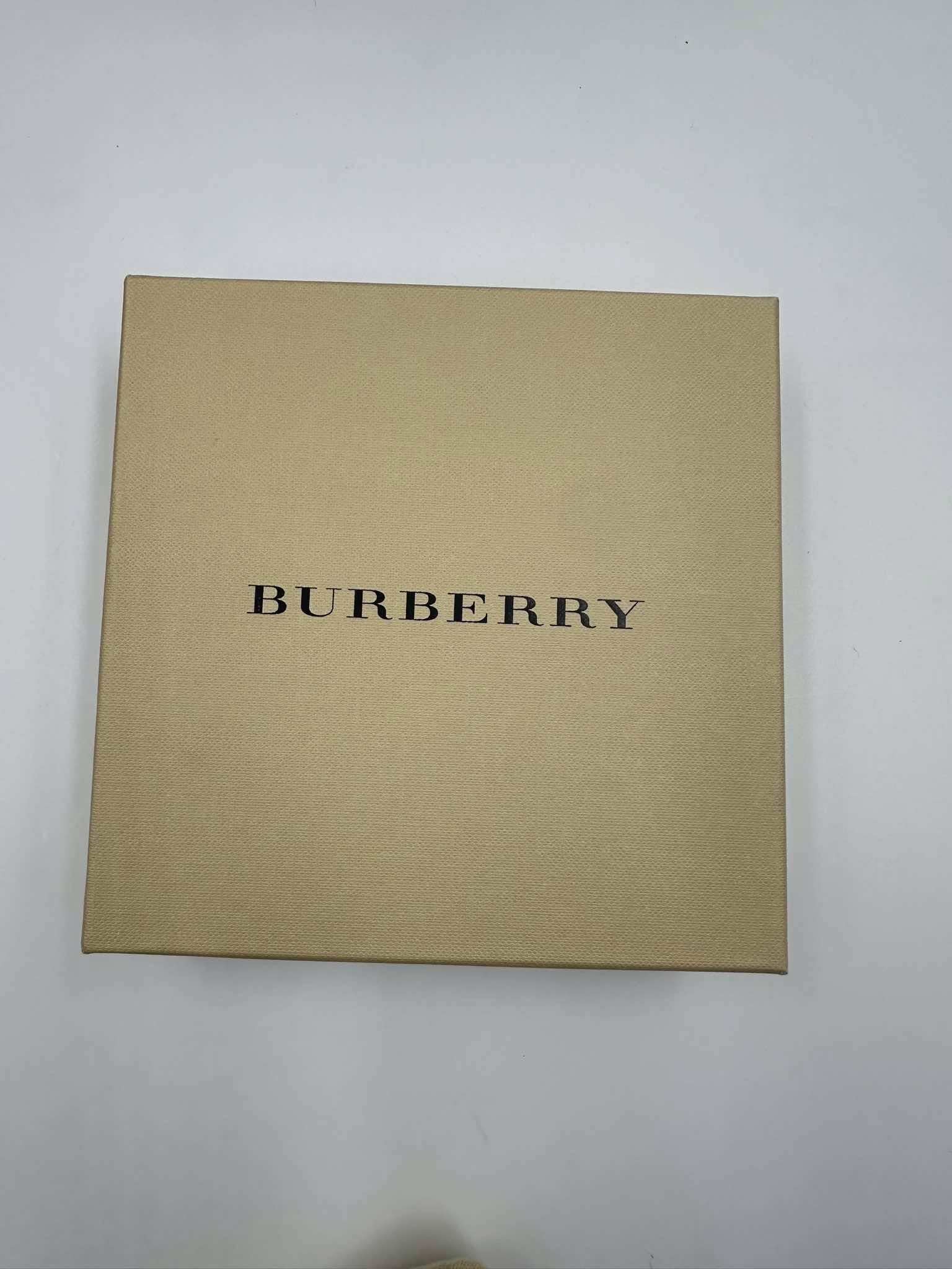 Burberry Cintura Plaque Buckle Haymarket Check Tela Rivestita Beige – Size 40/100 - Etoilux