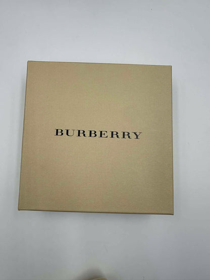 Burberry Cintura Plaque Buckle Haymarket Check Tela Rivestita Beige – Size 40/100 - Etoilux