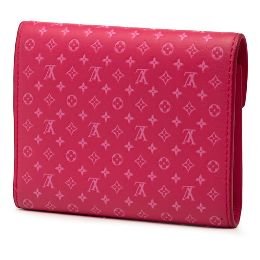 Louis Vuitton – Portafoglio Victorine Nanogram in pelle rosa - Etoilux