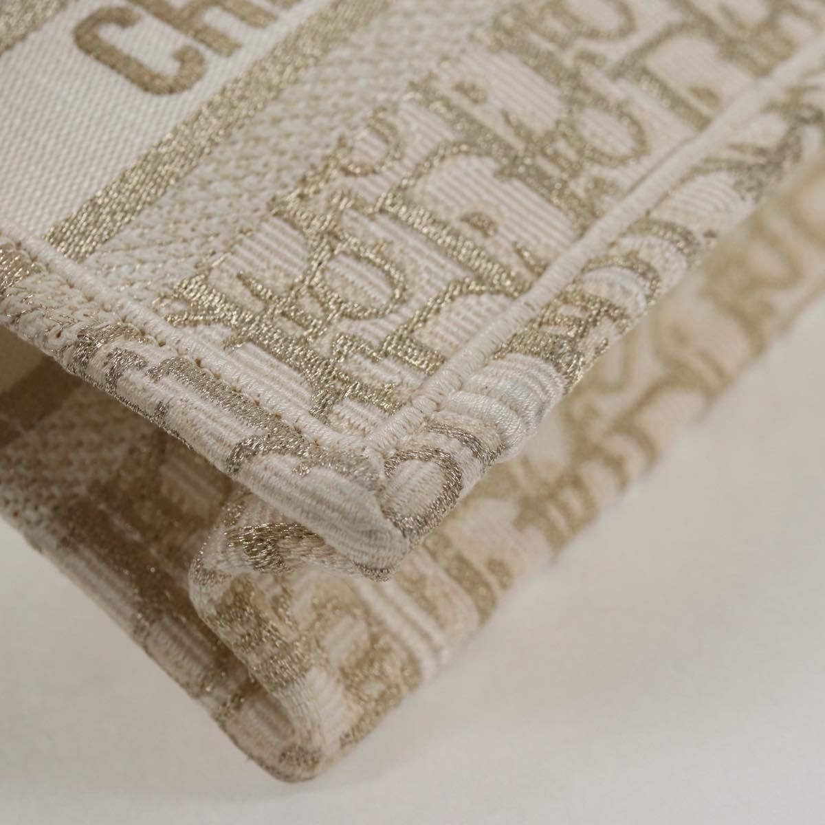 Christian Dior Book Tote Mini – Tela Trotter Beige – Made in Italy - Etoilux