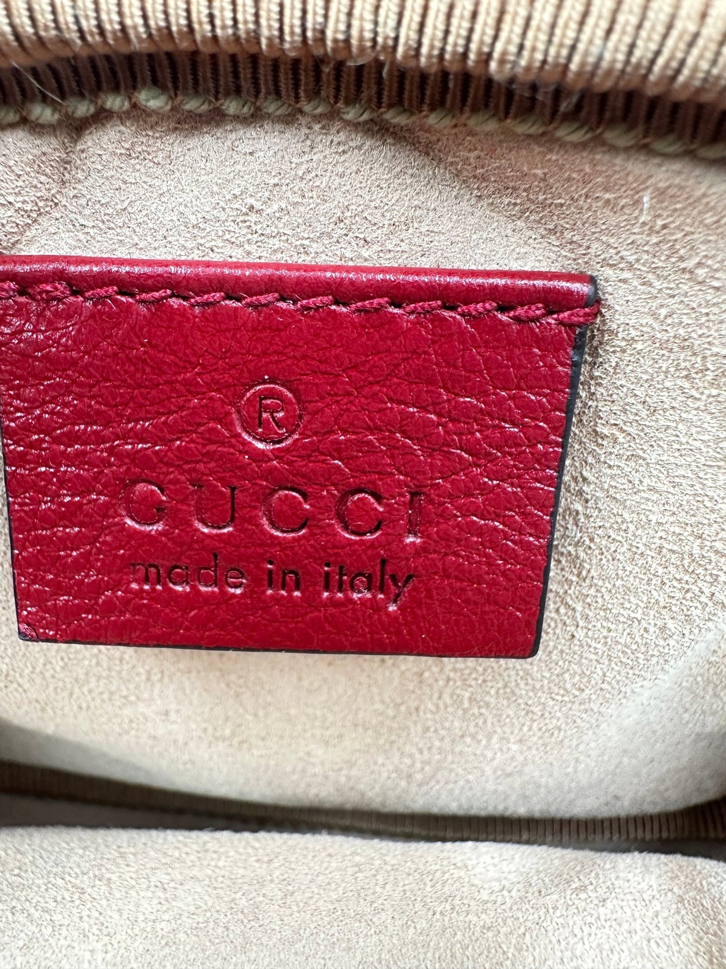 Gucci GG Marmont Multi Pochette Belt Bag Pelle Matelassé Rossa – Set 3 Pezzi - Etoilux