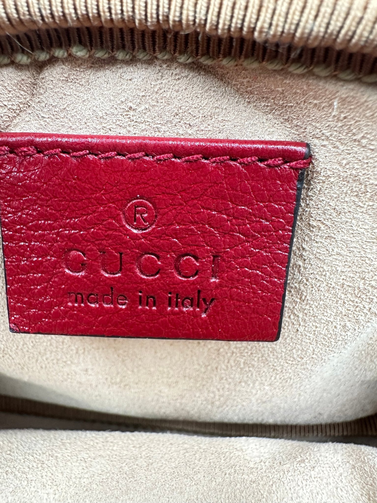 Gucci GG Marmont Multi Pochette Belt Bag Pelle Matelassé Rossa – Set 3 Pezzi - Etoilux