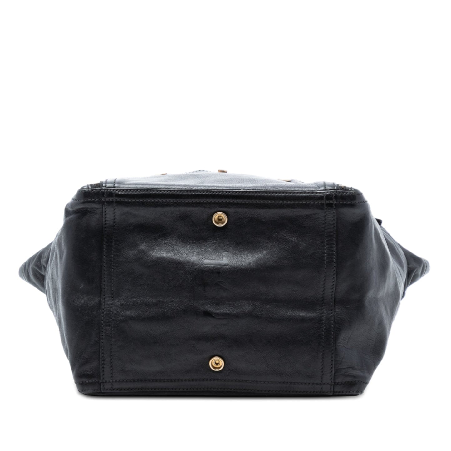 Yves Saint Laurent Downtown Black Leather – 2000/2012 – Size Large - Etoilux