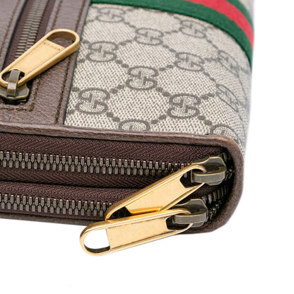 Gucci GG Supreme Ophidia Wallet - on - Strap – Marrone – 2016/2024 - Etoilux