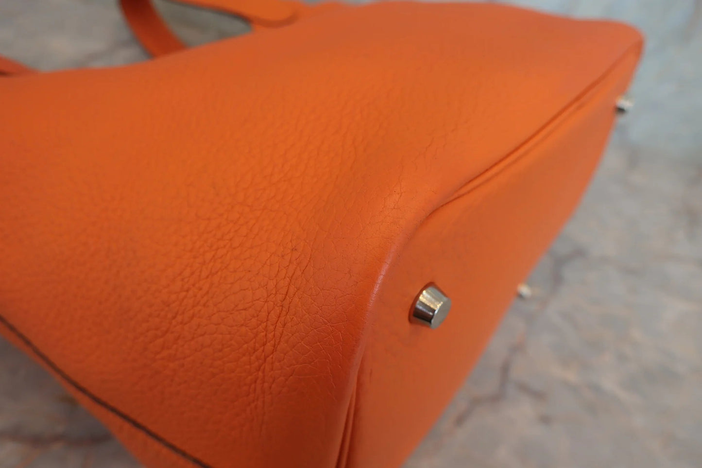 Hermès Picotin Lock MM Pelle Clemence Orange – Hardware Palladio - Etoilux