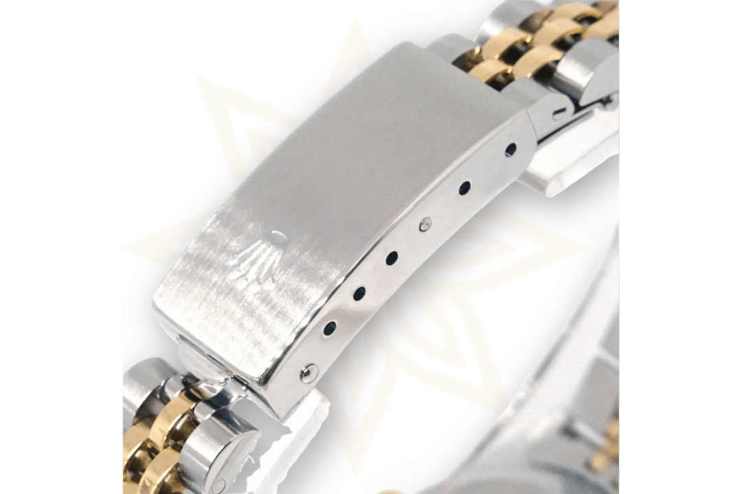 Rolex Lady - Datejust 69173NGR – Acciaio/Oro 18K, Quadrante Madreperla con Rubini (1996) - Etoilux