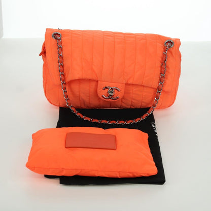Chanel Coco Cocoon Flap Nylon Arancio Neon | Serial 16188950 | Etoilux