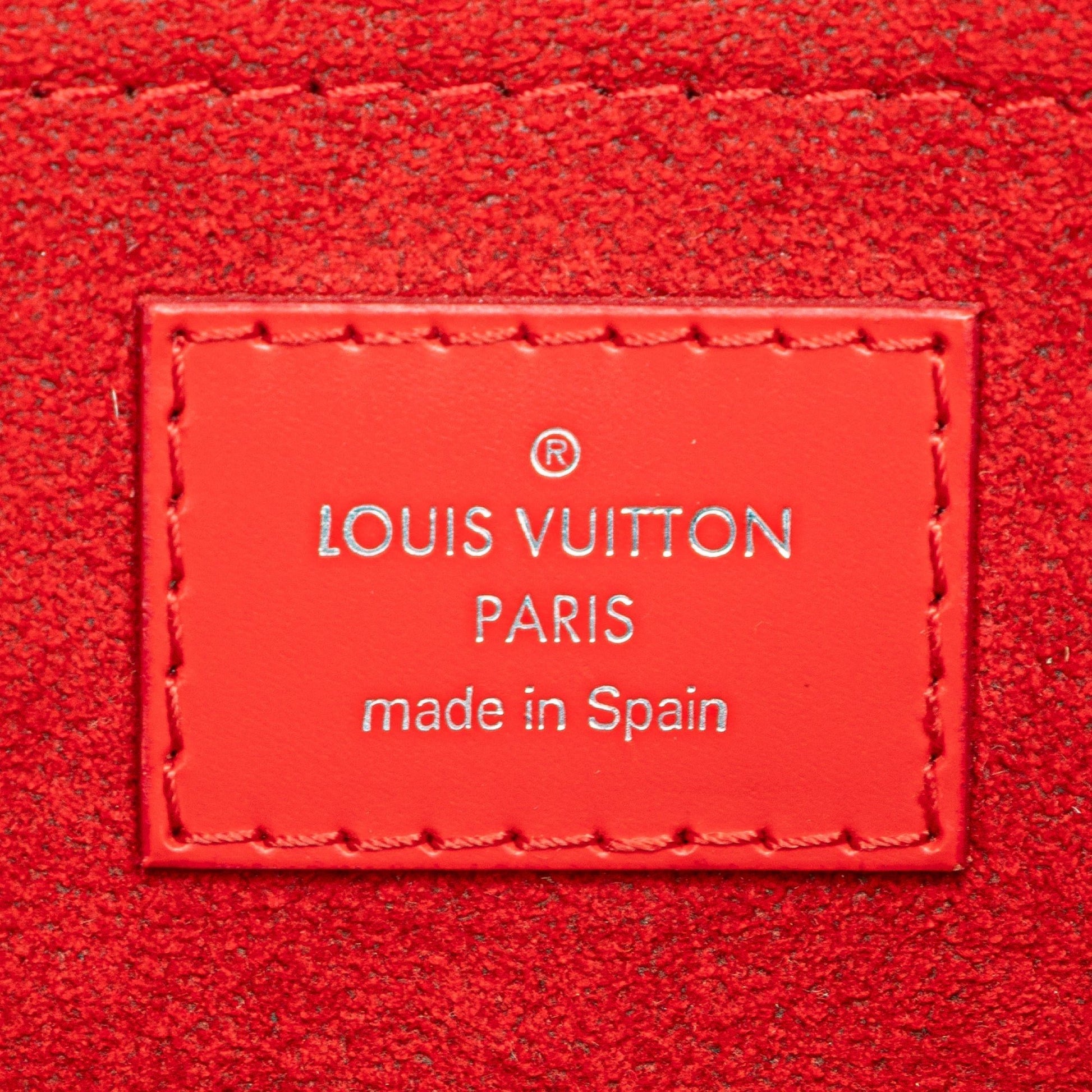 Louis Vuitton Saint Michel – Monogram & Pelle Epi Rossa - Etoilux
