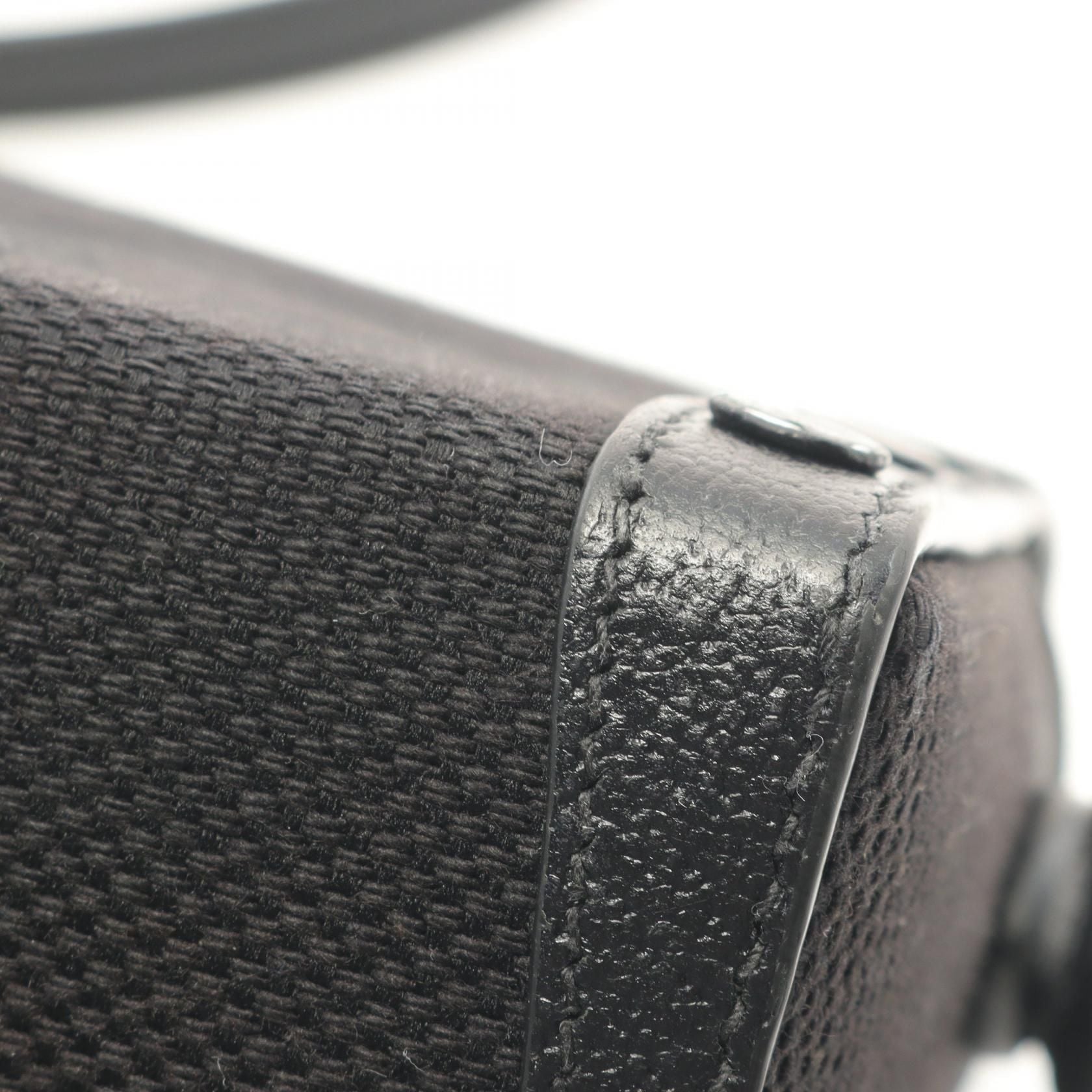 GUCCI Horsebit 1955 Jumbo GG Shoulder Bag in Canvas e Pelle Nera - Etoilux