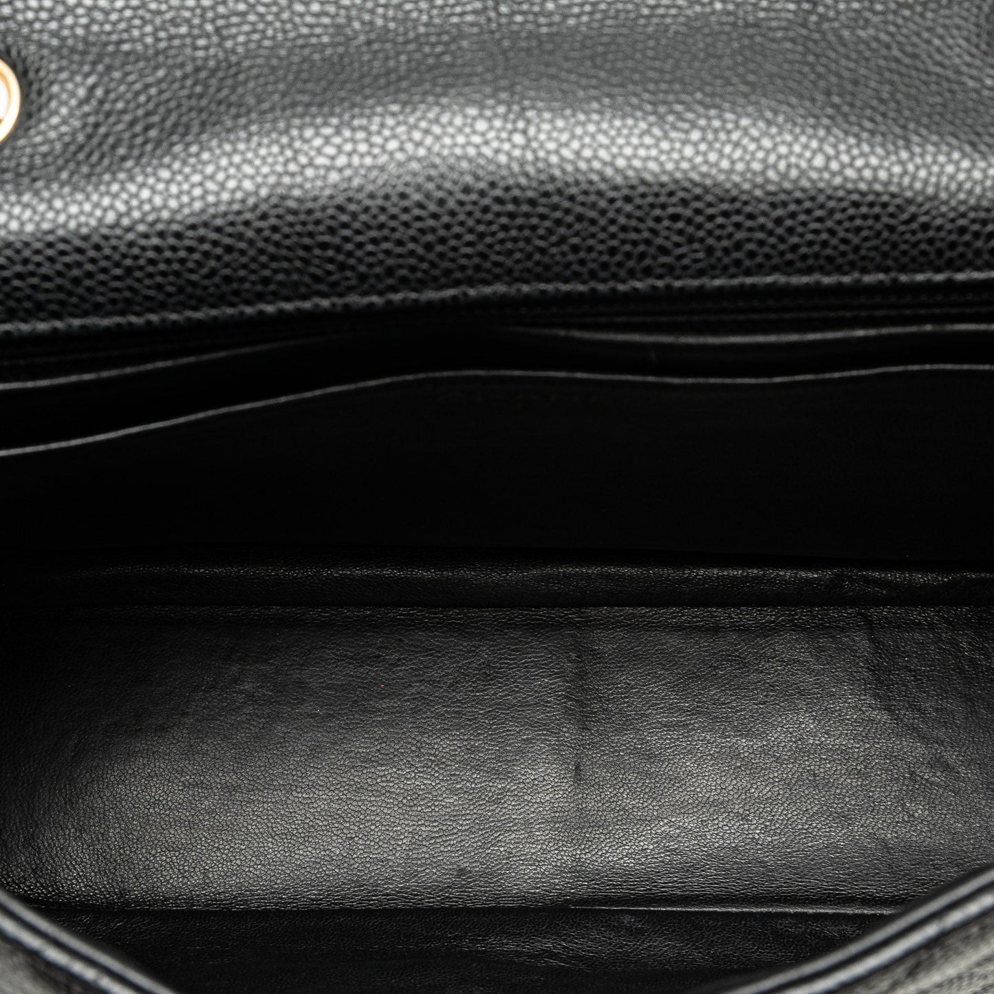 Chanel Jumbo Classic Single Flap Caviar Nero – 2008/2009 - Etoilux