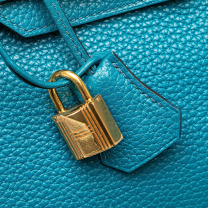 Hermès Birkin 30 Togo Bleu Izmir Hardware Oro — 1999 - Etoilux