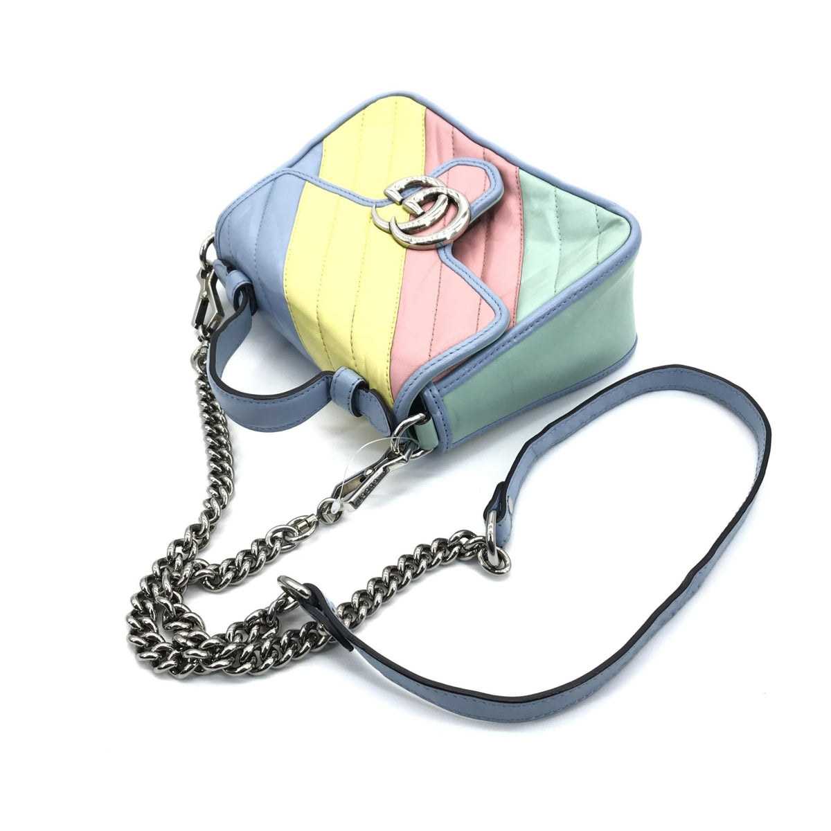 Gucci GG Marmont Mini – Pelle trapuntata pastello - Etoilux