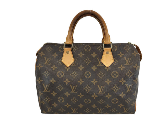 Louis Vuitton Speedy 30 Monogram canvas vachetta 1998 