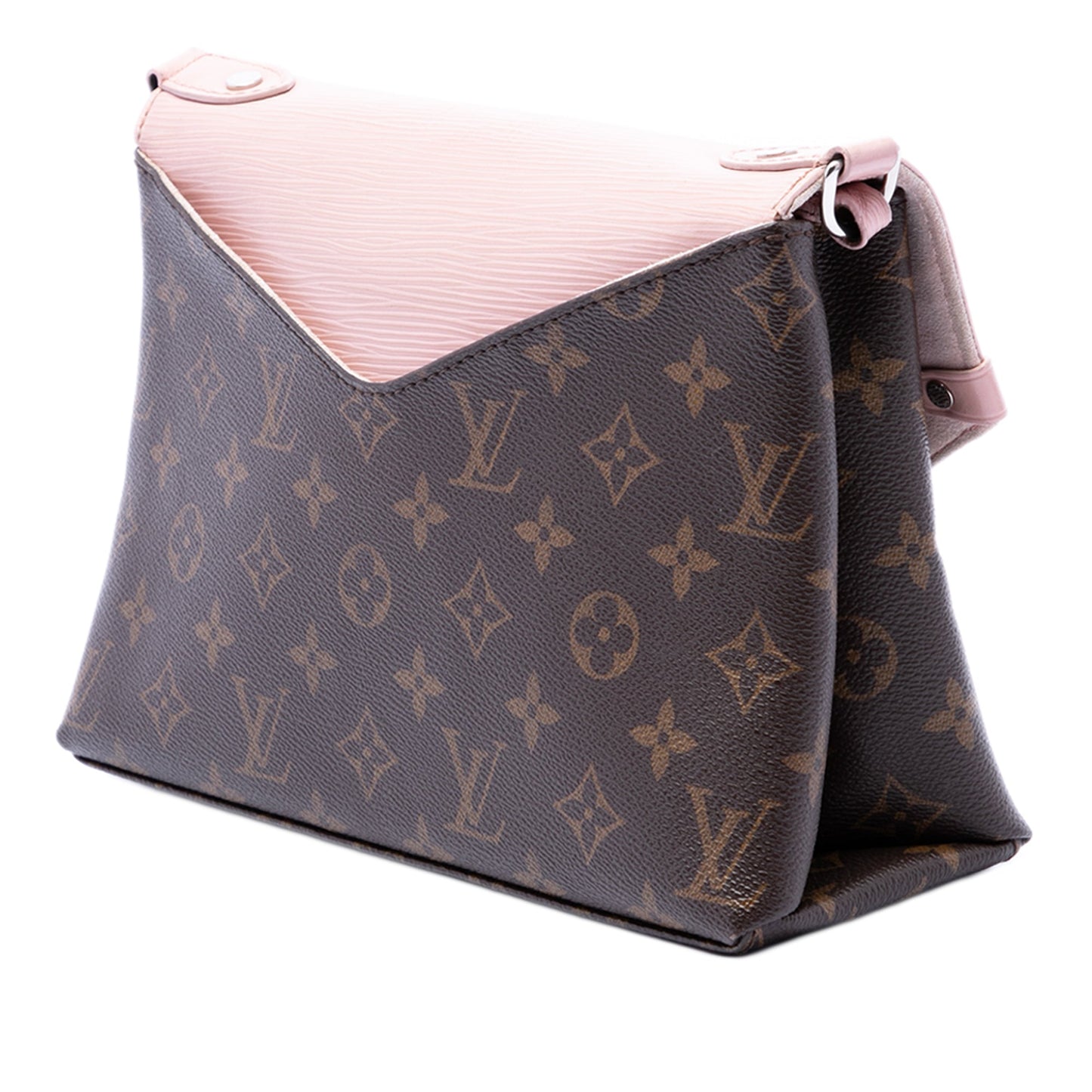 Louis Vuitton Saint Michel Monogram Epi Rosa Cipria Hardware Argentato – 2018 - Etoilux