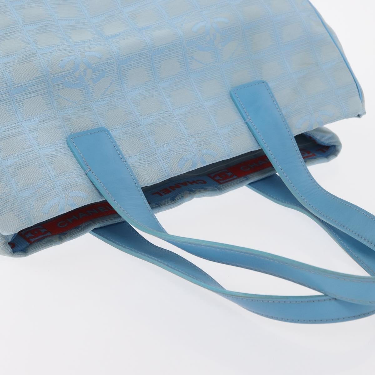 Chanel Travel Line Tote Media in Nylon – Blu Cielo - Etoilux