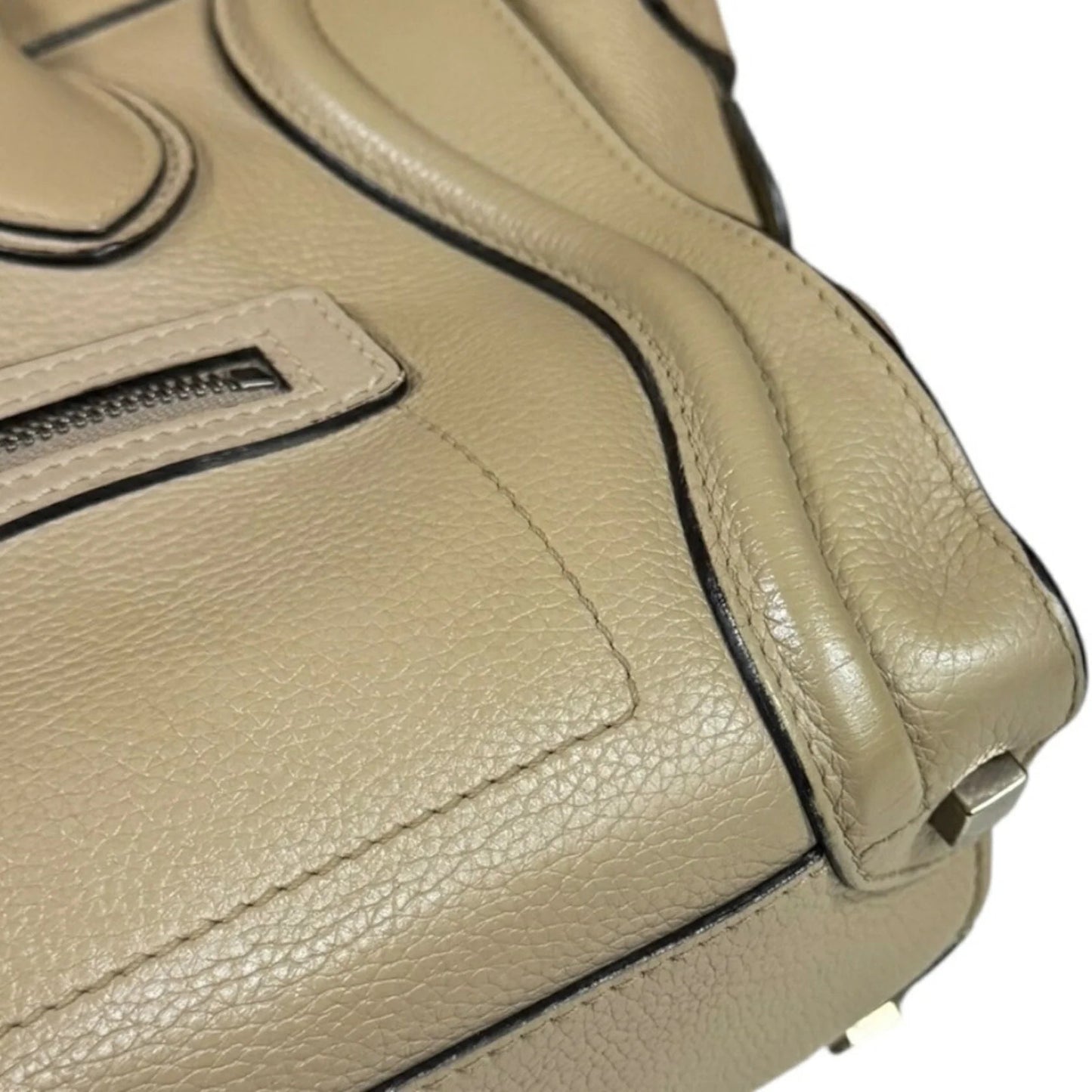 Céline Luggage Micro Tote – Pelle Beige - Etoilux