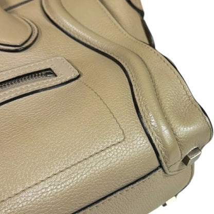 Céline Luggage Micro Tote – Pelle Beige - Etoilux