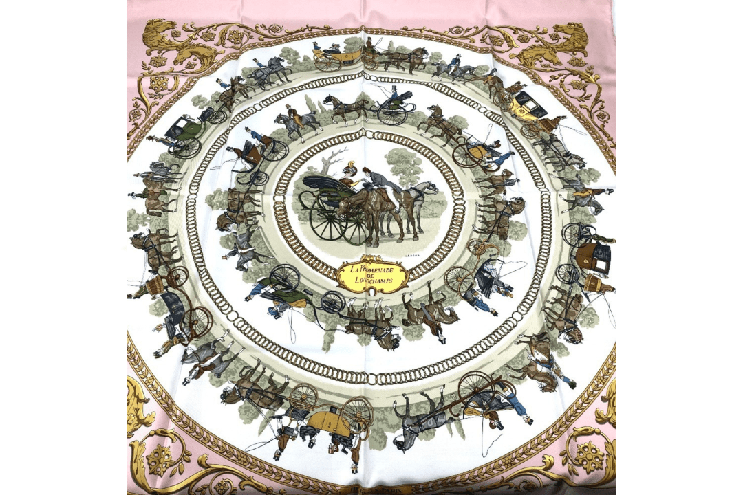 Hermès “La Promenade de Longchamps” Silk Scarf - Etoilux
