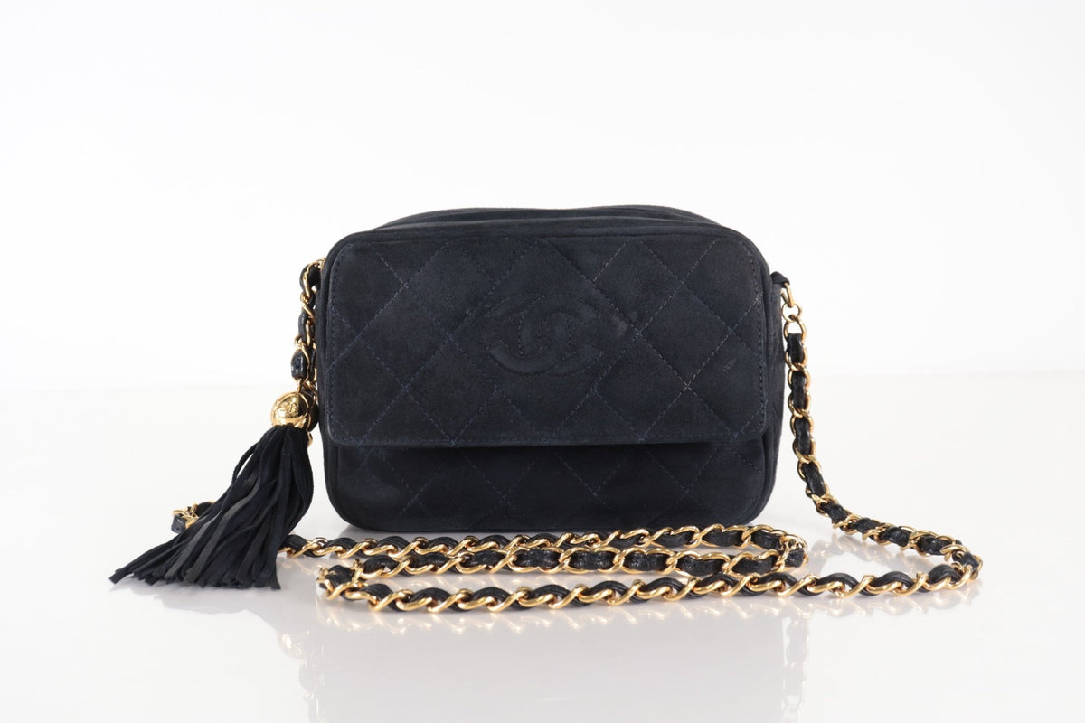 Chanel Camera Bag Camoscio con Frange