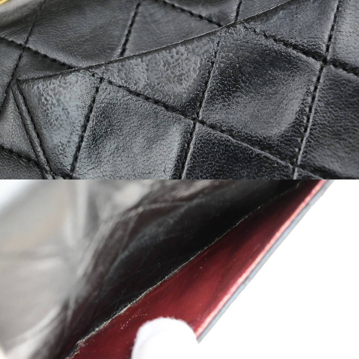 Chanel Vintage Mini Classic Flap Agnello Nero Hardware Oro – 17 cm - Etoilux