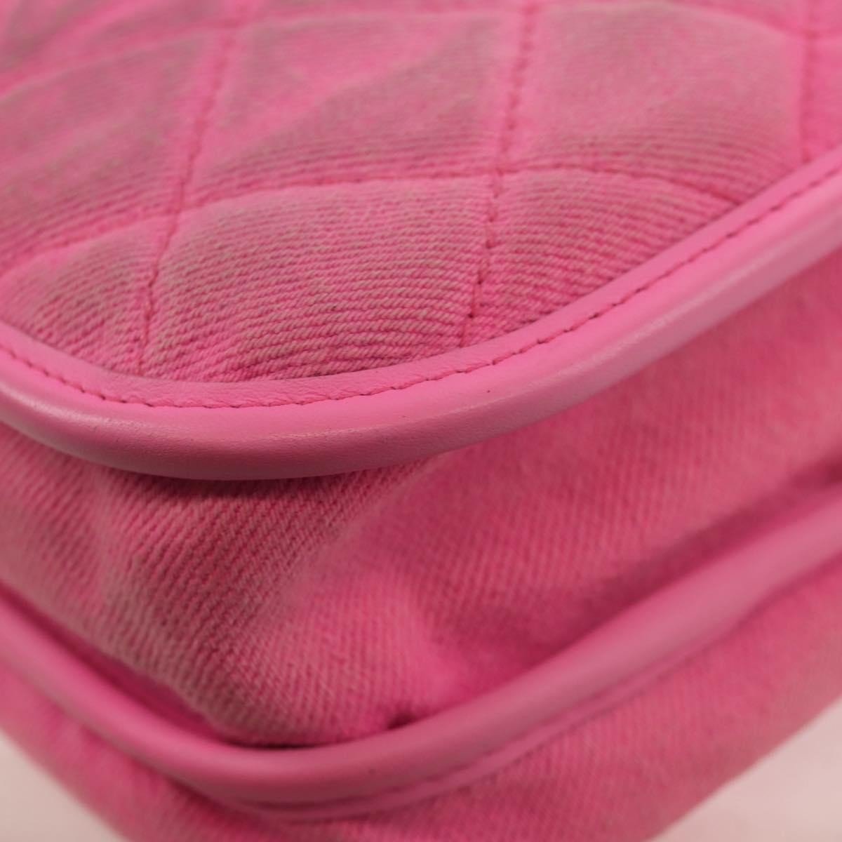Chanel Small Flap Bag Denim Trapuntato Rosa – 20 cm - Etoilux