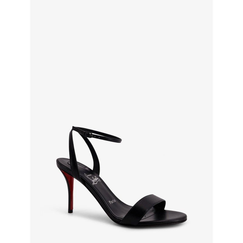 Christian Louboutin – Sandali Miss Z in pelle nera – Tacco 8 cm - Etoilux