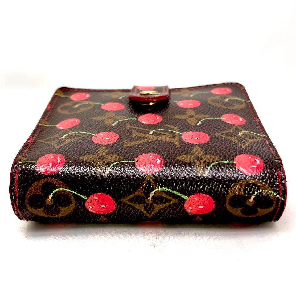 Louis Vuitton Monogram Cherry Compact Wallet – Edizione Limitata Takashi Murakami - Etoilux
