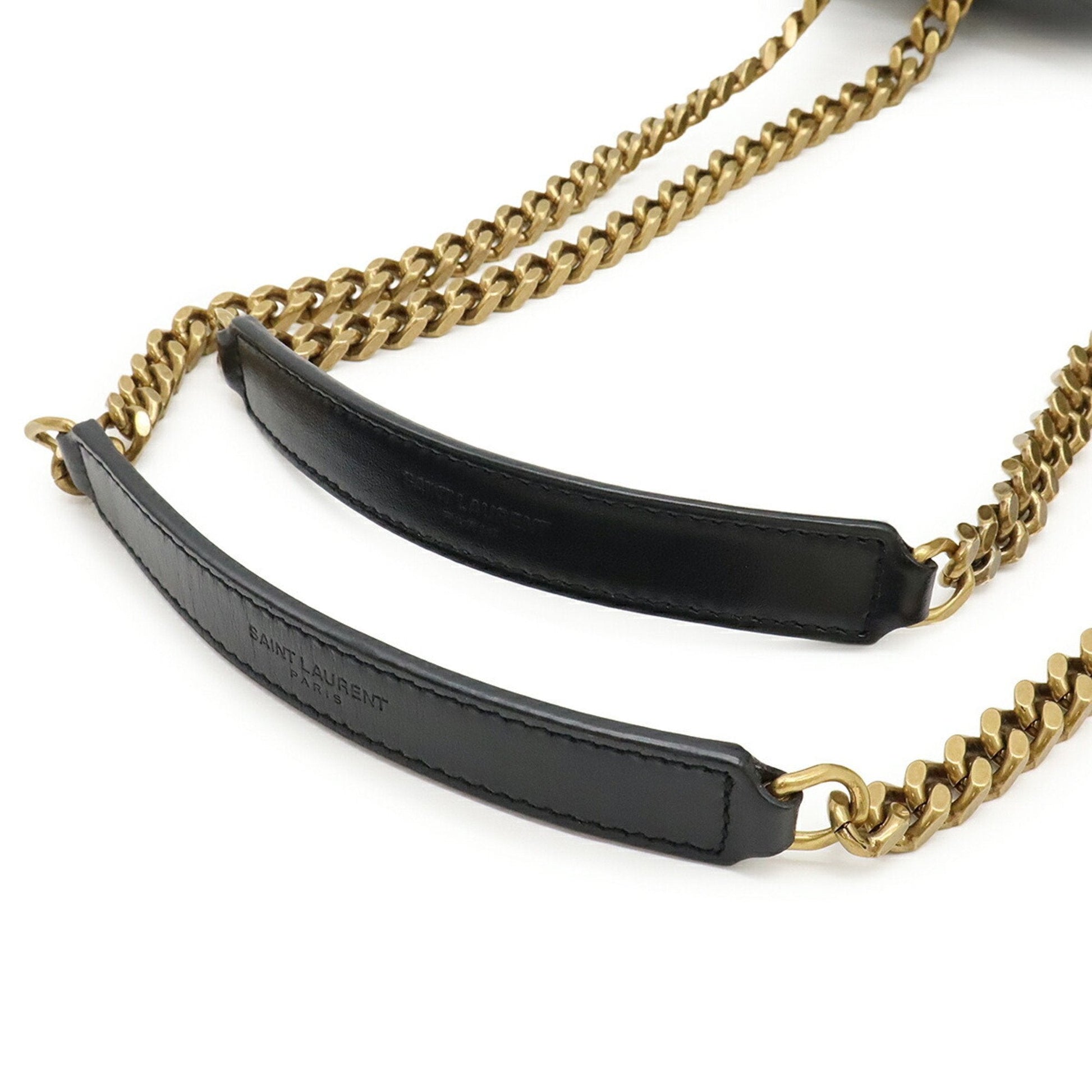 Saint Laurent – Loulou Medium in pelle trapuntata nera - Etoilux