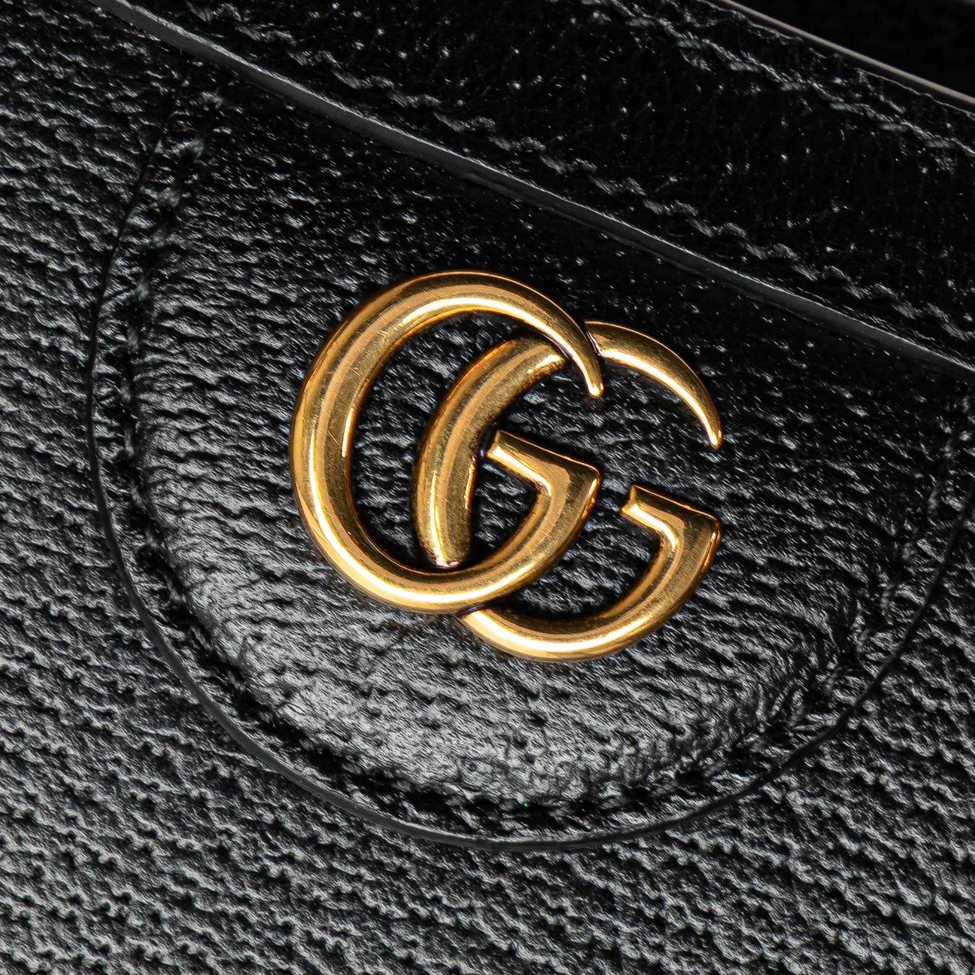 Gucci – Diana Mini in pelle nera con manici in bambù – 16 x 20 x 9 cm - Etoilux