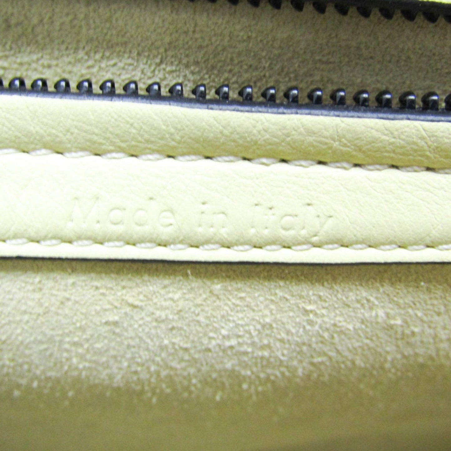 CELINE Luggage Micro Tote in pelle liscia avorio - Etoilux