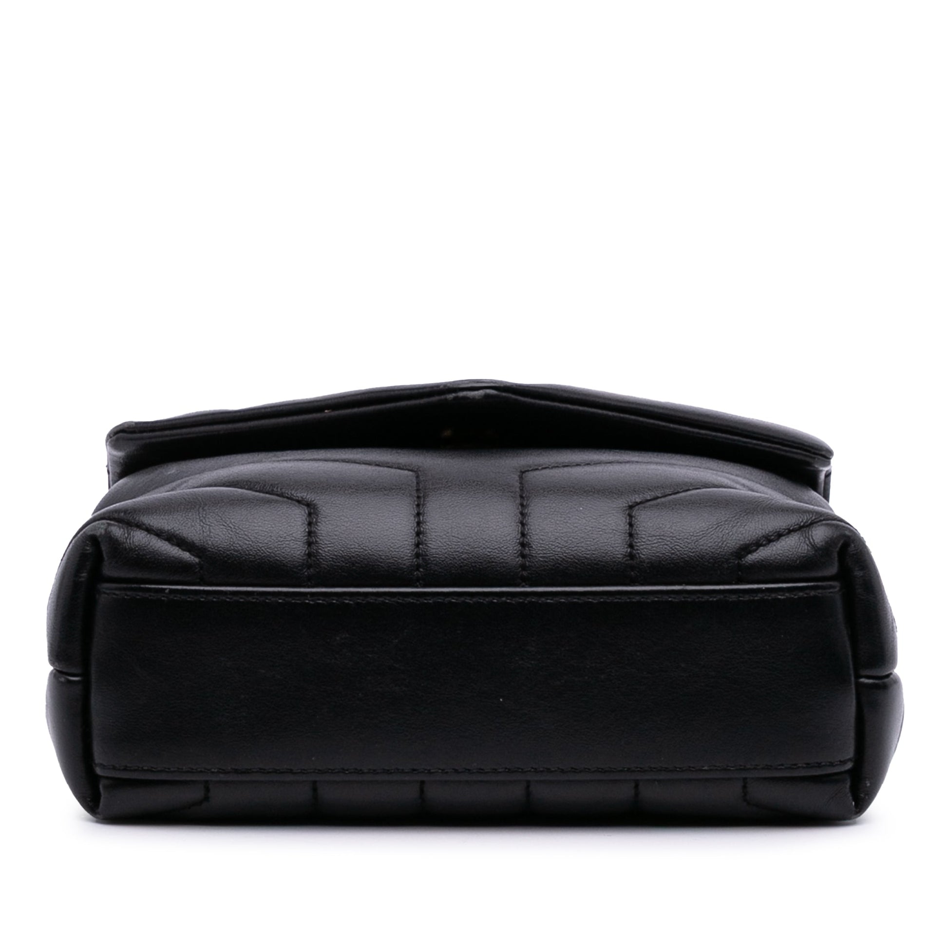 Saint Laurent – LouLou Toy in Pelle Matelassé Nera – 2019 - Etoilux