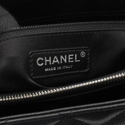 Chanel Grand Shopping Tote (GST) – Pelle Caviar Nera e Hardware Argento - Etoilux