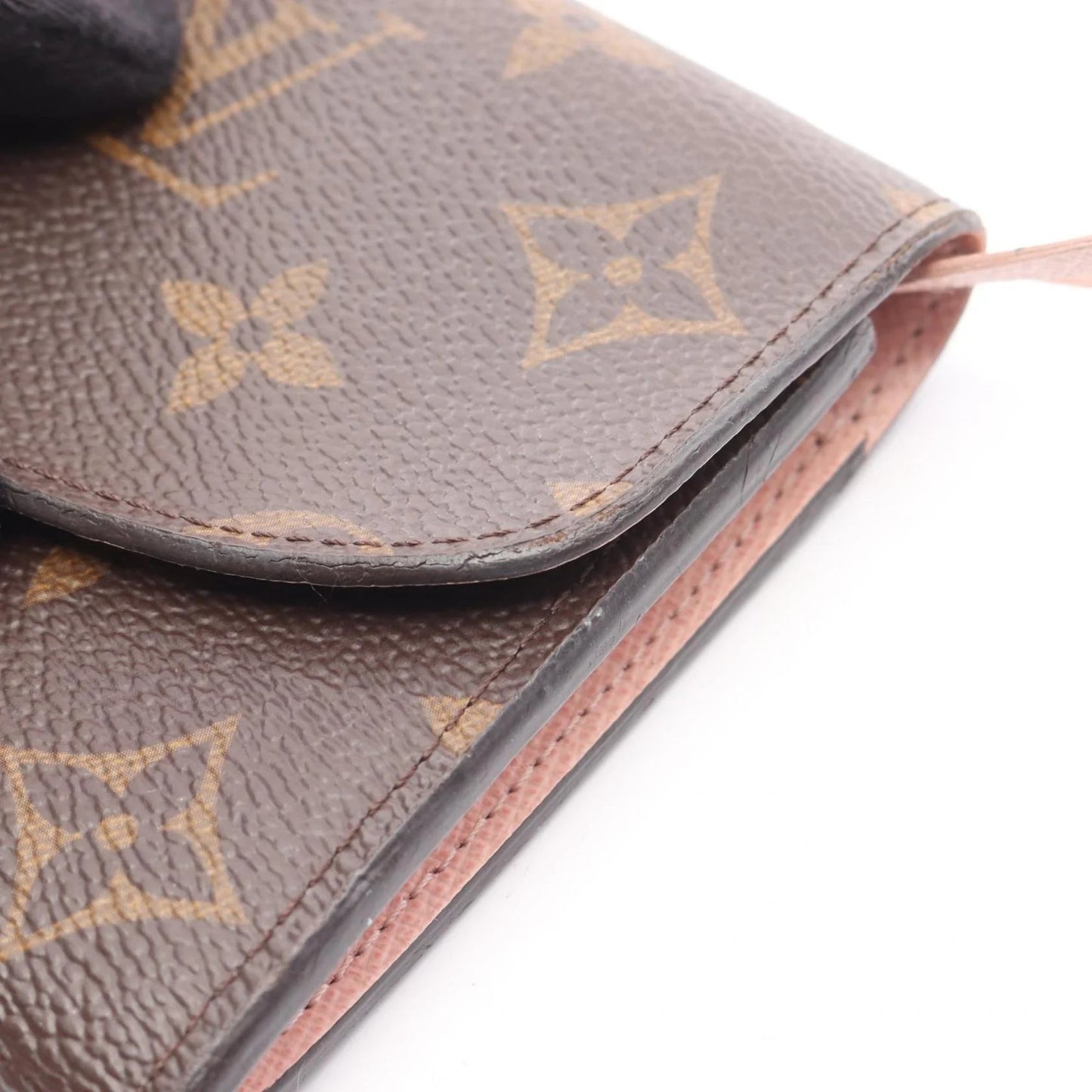 Louis Vuitton Portafoglio Sarah Monogram Canvas & Pelle Rosa Ballerina – Marrone/Rosa - Etoilux